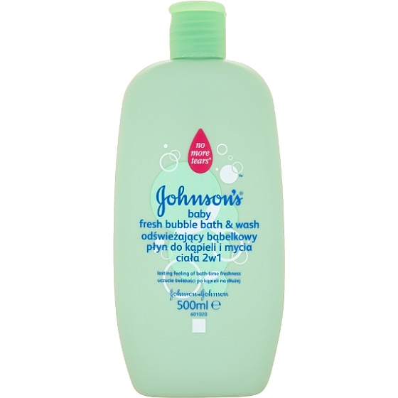 Johnsons Baby Fresh 2v1 bublinková koupel a mycí gel pro děti 500 ml
