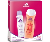 Adidas Soften antiperspitant deodorant sprej pro ženy 150 ml + Happy sprchový gel 250 ml, kosmetická sada