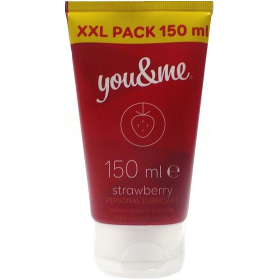 You & Me Strawberry lubrikační gel 150 ml