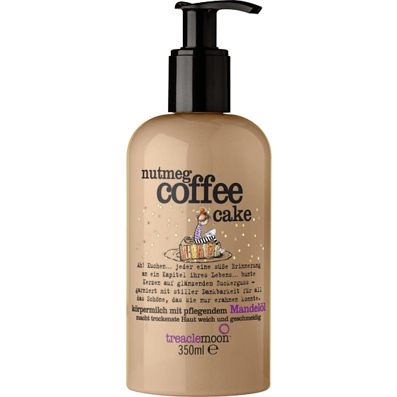 Treaclemoon Nutmeg Coffee Cake tělové mléko s dávkovačem 350 ml