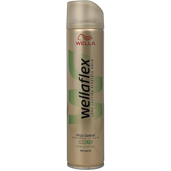 Wella Wellaflex Frizz Control Extra Strong Hold extra silné zpevnění lak na vlasy 250 ml