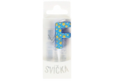 Albi Świeczka urodzinowa single - Litera F, 2,5 cm