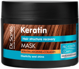 Dr. Santé Keratin Hair hloubkově regenerační a výživná maska pro křehké lámavé vlasy bez lesku 300 ml