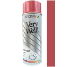 Motip Very Well Metallic 918582 czerwona metaliczna akrylowa farba 400 ml