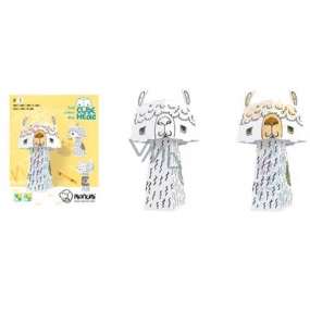 Monumi 3D Lama k vymalování 22,5 cm, pro děti od 5 let