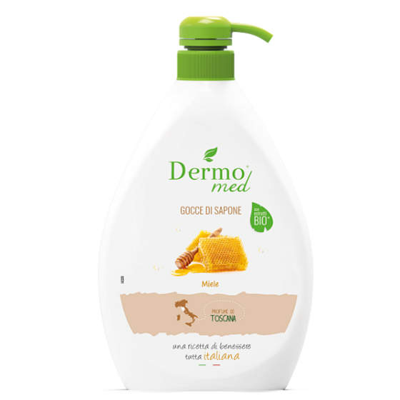 Dermomed Bio Med Toscana sprchový gel s přírodními výtažky dávkovač 1 l
