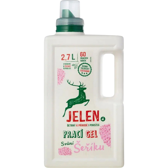 Jelen żel do prania Lilak uniwersalny, 60 prań, 2,7 l