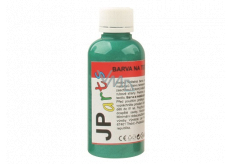 JP arts Farba do tkanin na jasne materiały, brokatowa 9. Ciemna zieleń 50 g