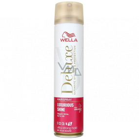 Wella Deluxe Luxurious Shine bardzo mocny lak do włosów dla blasku włosów 250 ml