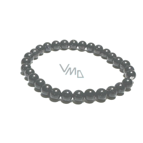 Goldstone niebieski Awenturyn bransoletka elastyczna, kuleczka 6 mm / 16 - 17 cm, kamień ambicji