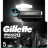 Gillette Mach3 Charcoal wkłady 5 sztuk, dla mężczyzn