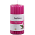 Bolsius Aromatic True Scents Peony - Pivoňka vonná svíčka válec rýhovaný 60 x 12 mm