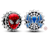 Charm Srebrna 925 Marvel Spiderman maska, koralik na bransoletkę film