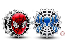 Charm Srebrna 925 Marvel Spiderman maska, koralik na bransoletkę film