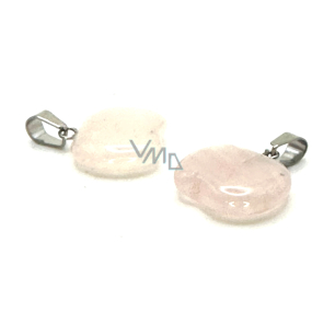 Różowy Kwarc Jabłko Poznania Przewieszek naturalny kamień 1,5 cm, kamień miłości Różowy Kwarc Jabłko Poznania Przewieszek naturalny kamień 1,5 cm, kamień miłości