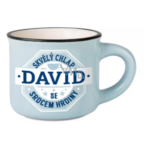 Albi Espresso kubek David - Świetny chłopak z sercem bohatera 45 ml