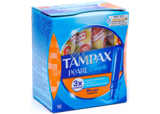 Tampax Compak Pearl Super Plus damskie tampony z aplikatorem 16 sztuk