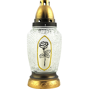 Bony L-320 znicz cmentarny szklana lampa