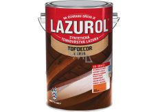 Lazurol Topdecor S1035 tenkovrstvá lazura na dřevo T080 mahagon, 4,5 l