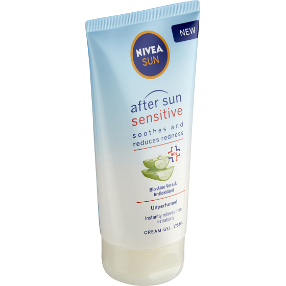 Nivea Sun After Sun Sensitiv łagodzący żelowy krem po opalaniu, 175 ml