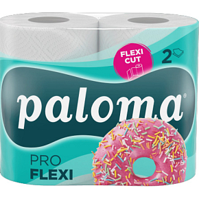 Paloma 2-warstwowe ręczniki papierowe Pro Flexi XL, 2 szt., 22 m Paloma 2-warstwowe ręczniki papierowe Pro Flexi XL, 2 szt., 22 m