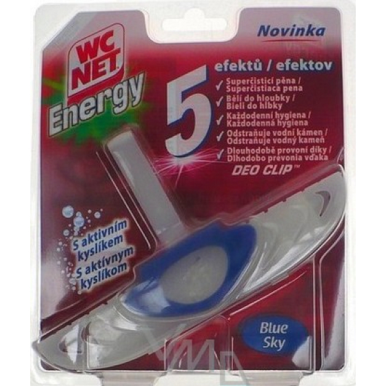 Wc Net Energy Deo Clip Blue Sky závěs komplet 38 g