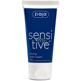 Ziaja Sensitive Skin ujędrniający krem na noc redukujący wiotkość 50 ml