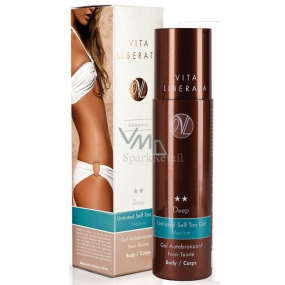 Vita Liberata Deep Samoopalovací bezbarvý gel na tělo střední odstín 200 ml