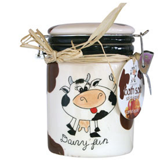 Dairy Fun Caramel & Apple sůl do koupele 650 g