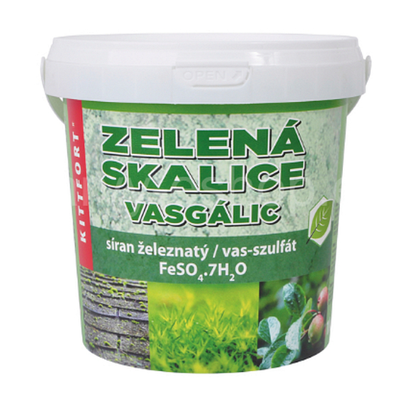 Kittfort Zielona siarka, siarczan żelazowy na zwalczanie mchu w trawiastych powierzchniach 1 kg