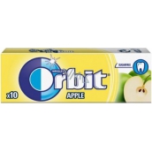 Wrigleys Orbit Jabłko gumy do żucia bez cukru owocowe drażetki 10 sztuk 14 g