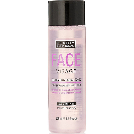 Beauty Formulas Refreshing čisticí pleťové tonikum 200 ml