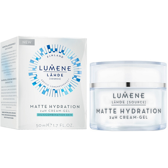 Lumene Source Matte 24 hodinový hydratační matující gelový krém 50 ml