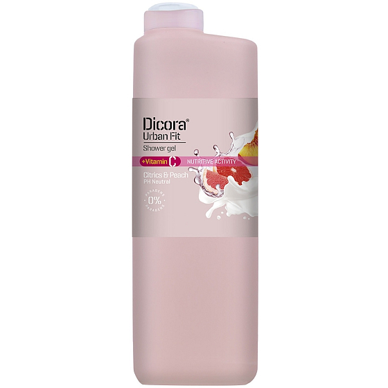 Dicora Urban Fit Vitamin C Citrusy & Broskev sprchový gel pro všechny typy pokožky 400 ml