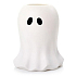 Yankee Candle Halloween Glowing Ghost svícen keramický na na votivní svíčku čajovou velký 12 x 14 cm