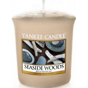 Yankee Candle Seaside Woods - Drewniane zapachowe świece votiv 49 g
