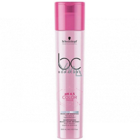 Schwarzkopf Professional BC Bonacure pH 4.5 Color Freeze Silver Micellar stříbrný šampon pro eliminaci žlutých tónů 250 ml