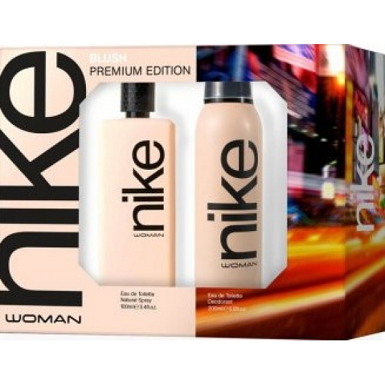 Nike Blush Premium Edition toaletní voda pro ženy 100 ml + deodorant sprej 200 ml, dárková sada