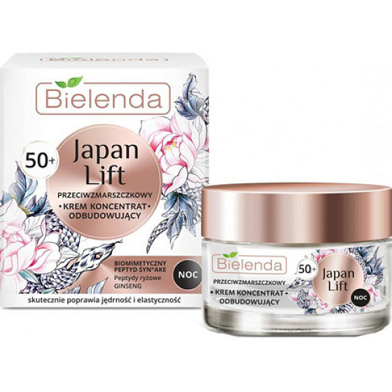 Bielenda Japan Lift 50+ zpevňující pleťový krém proti vráskám noční 50 ml