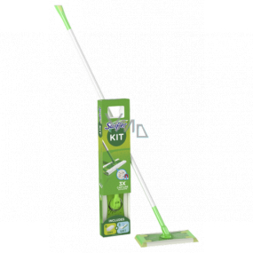 Swiffer Zestaw mop + wymienna ściereczka do podłogi 8 sztuk + wymienne wilgotne chusteczki do podłogi 3 sztuki, zestaw startowy Swiffer Zestaw mop + wymienna ściereczka do podłogi 8 sztuk + wymienne wilgotne chusteczki do podłogi 3 sztuki, zestaw startowy