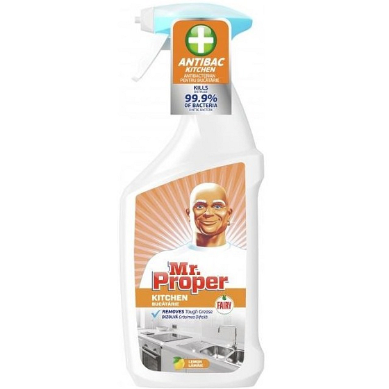 Mr. Proper Antybakteryjny płyn do czyszczenia kuchni 750 ml spryskiwacz