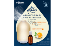 Glade Aromatherapy difuzér a náplň Cool Mist Pure Happiness, 17,4 ml