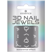 Essence 3D Jewels naklejki na paznokcie kamyczki 02 Mirror universe 10 sztuk