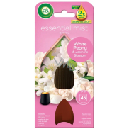 Air Wick Essential Mist Refill White Peony & Jasmine Blossom - Pivoňka a jasmínový květ osvěžovač vzduchu náhradní náplň 20 ml