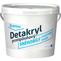 Detakryl grzybobójcza biała farba malarska, 5 kg