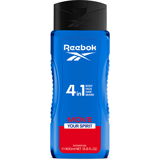 Reebok Men Move Your Spirit żel pod prysznic 4w1, 400 ml