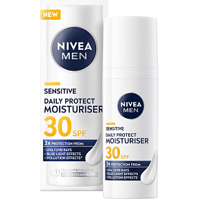 Nivea Men Sensitive ochrona krem do twarzy SPF30 50ml