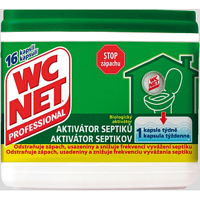 WC NET aktywator septiców, 16 kapsułek, 288 g