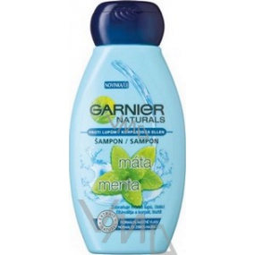 Garnier Naturals Máta proti lupům šampon na normální a mastné vlasy 250 ml