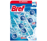 Bref Power Aktiv 4 Formula Ocean Breeze blok WC do higieny i świeżości Twojej toalety, barwi wodę 3 x 50 g, megapack